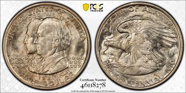 1921 50C Alabama MS64