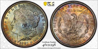 1881-O $1 MS64