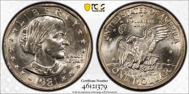 1981-S SBA$1 MS64
