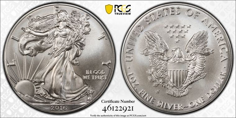 Cert 46122921 - Coin Image