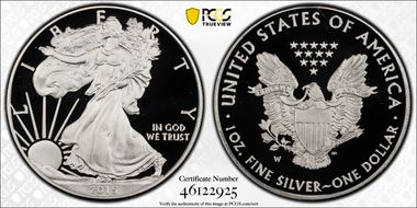 2015-W $1 Silver Eagle PR70DCAM