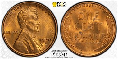 1930-S/S 1C RPM, FS-501 MS64RD