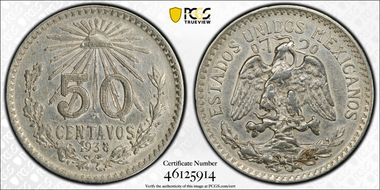 1938-M 50C KM-447  Ag N1