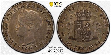 1896-PG V 40C KM-23  Ag XF45