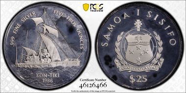 1986 25 Tala Kon-Tiki KM-62  Ag PR64DCAM