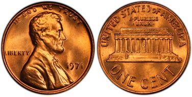 1971 1C MS67RD