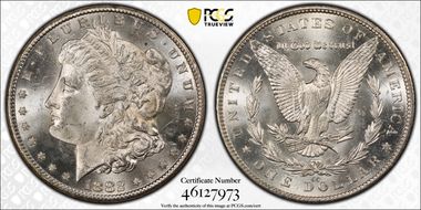 1882-CC $1 MS63+