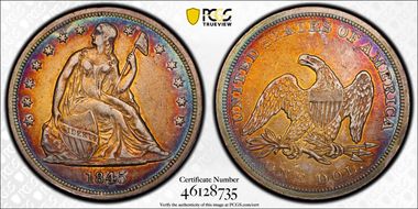 1845 $1 XF40