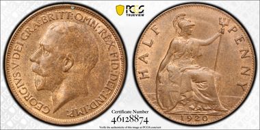 1920 1/2D S-4056 MS64RB