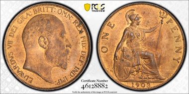 1903 1D S-3990 MS64RB