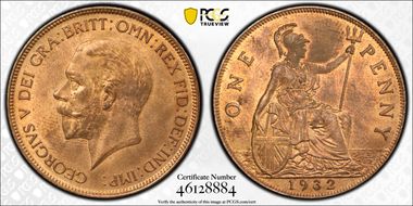 1932 1D S-4055 MS64RB