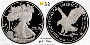 2022-S $1 Silver Eagle Limited Edition Proof Set First Strike PR70DCAM