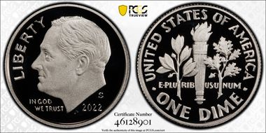 2022-S 10C Silver Limited Edition Proof Set First Strike PR70DCAM