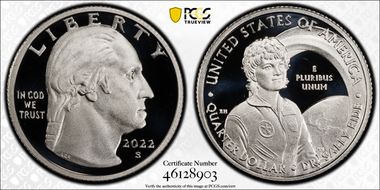 2022-S 25C Dr. Sally Ride-Silver Limited Edition Proof Set First Strike PR69DCAM