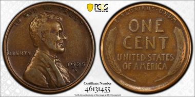 1925-S/S 1C RPM, FS-501 VF25BN