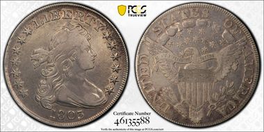 1803 $1 Large 3 N1