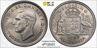 1947(m) Florin MS64