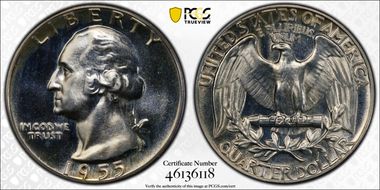 1955 25C PR66