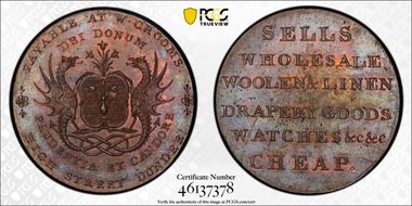 (c.1790) Tk 1/2D DH-15 Angusshire, Dundee MS64BN