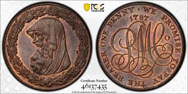 1787 Tk 1D DH-30 Anglesey MS64BN