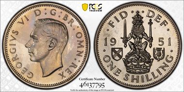 1951 Shil S-4109 Scottish Rev PR65