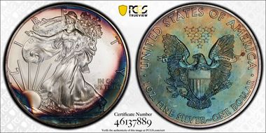 2014 $1 Silver Eagle MS68