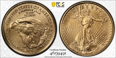 2022 $5 Gold Eagle MS69