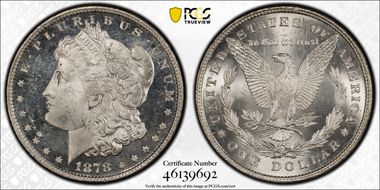 1878 8TF $1 VAM 14.11 Wild Eye MS64