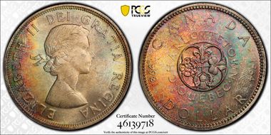 1964 S$1 Confederation MS64