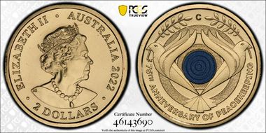 2022-C $2 Peacekeeping Colorized MS69