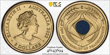 2022-C $2 Peacekeeping Colorized MS68