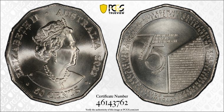 Cert 46143762 - Coin Image