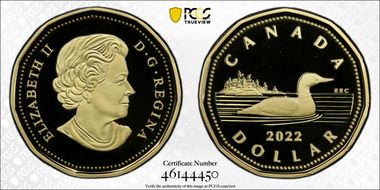 2022 $1 Loon PR69DCAM