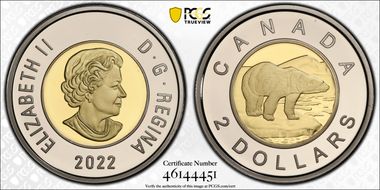 2022 $2 Polar Bear PR69DCAM