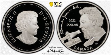 2022 $1 Alexander Graham Bell PR70DCAM
