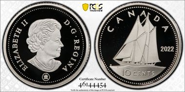 2022 10C Silver PR69DCAM
