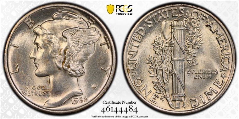 Cert 46144484 - Coin Image