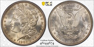 1902 $1 MS64
