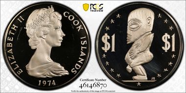 1974 $1 PR67DCAM
