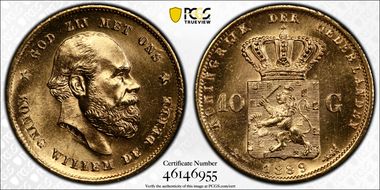 1889 10 G KM-106  Au MS65