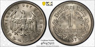 1937-A Mark J-354 MS63