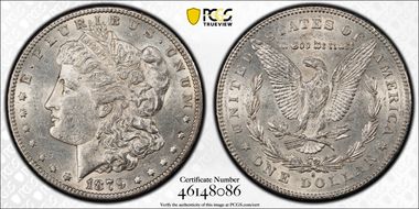 1879-S $1 Reverse of 1878 AU53