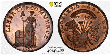 1795 Mule Talbot/Blofield Mule Norfolk-10 MS66RB