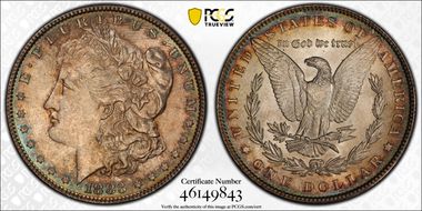 1883 $1 MS62