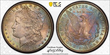 1890 $1 MS63