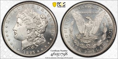 1897-S $1 MS65