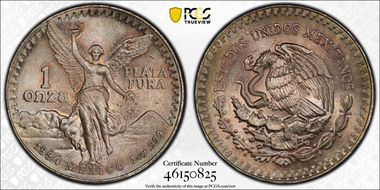 1984-Mo Onza Libertad Ag MS67