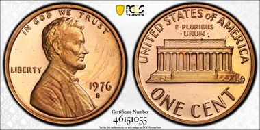 1976-S 1C PR68DCAM