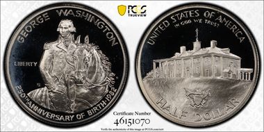 1982-S 50C Washington PR68DCAM