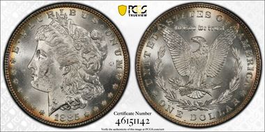 1885 $1 MS64